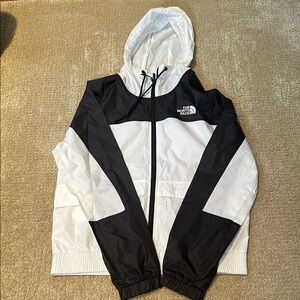 The North Face Black and White Windbreaker
